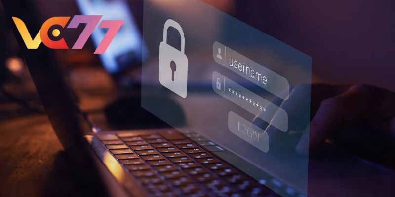 Fill in login VC77 information correctly